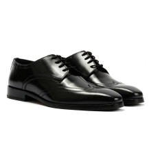 (, ) Ben Sherman Kingston Derby Leather Men's Black Lace-Up Shoes