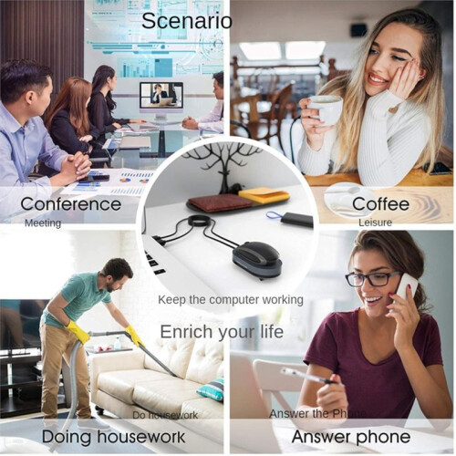 Mouse Mover Undetectable Mouse Jiggler Auto Movement Anti-Sleep Mouse Movement Simulator for Computer Awakening 1