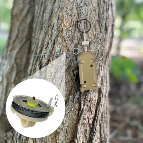 Trip Wire  Reusable Reel (82ft)  Early Warning Security System for Camping Barn 2