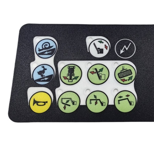 307P218040 Lift Platform Control Panel Sticker for  HA12IP 1