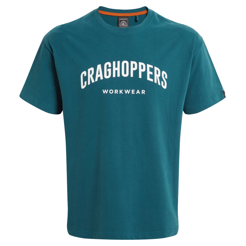 Craghoppers (L, Dark Aegean ) Mens Batley T-Shirt Blue