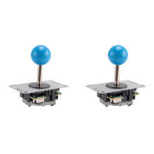 2X 5Pin Arcade Joystick 4/8 Way Fighting Stick Replacement Parts for Game Arcade DIY Joystick(B)