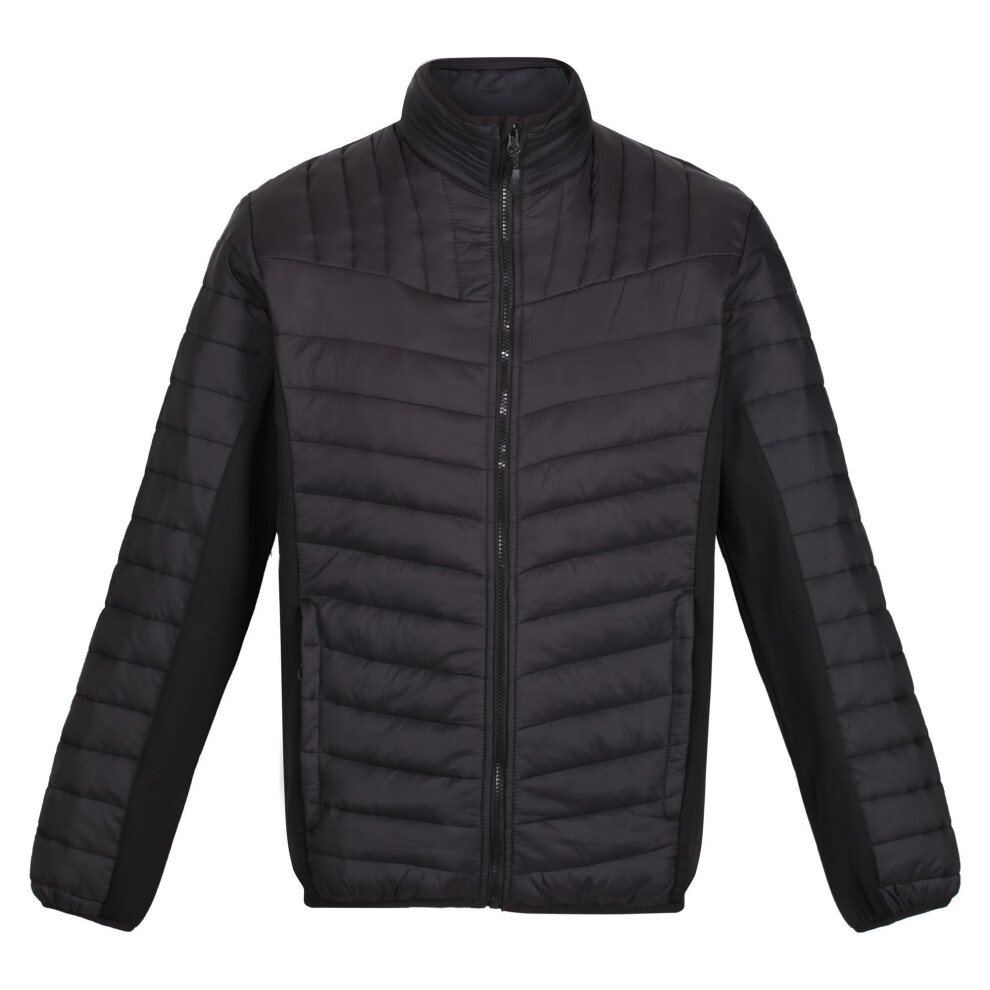 Regatta (S, Black) Mens Tourer Hybrid Padded Jacket