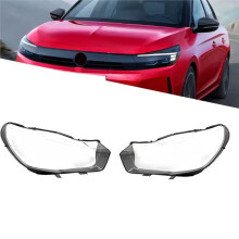 Car Lampshade Headlight Housing Car Front Headlight Lens Cover Clear Lampcover for Corsa 2024-2025 Right