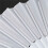 5X Plastic Fabric Hand Foldable Fan for Ladies Men White 6