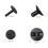 12 Pcs Leash Leash Plugs com Cords Strings Water Surfing Accessories Surf Leash Plug Bodyboard Accessory 7