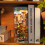 Kit Booknook 3D Tonecheer - Maison Miniature Éclairée - Modélisation DIY 2