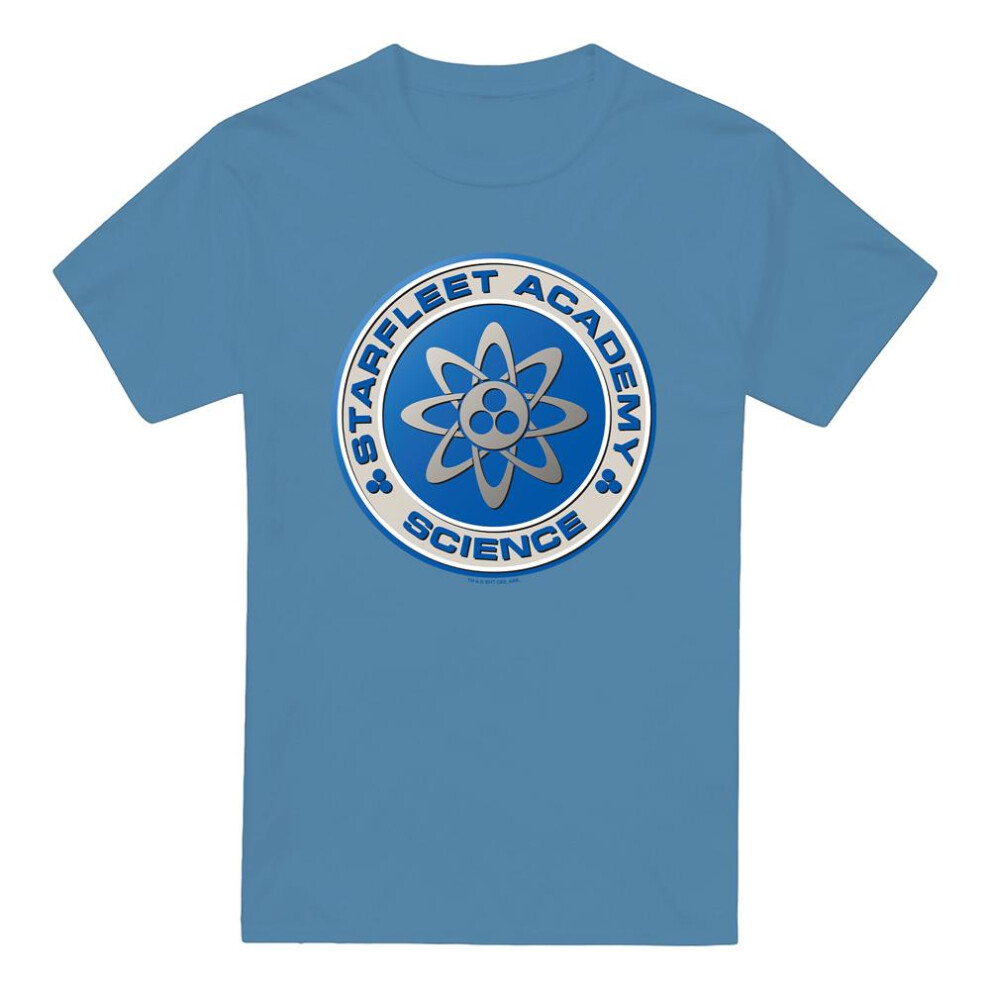 Star Trek (Xl, Carolina ) Mens Science T-Shirt Blue