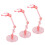 10 Translucent Plastic Stands for 6" Dolls 10