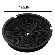 Filtro Universal Circular de Carvão Ativado para Coifas de Exaustão, Coifas de Circulação Interna, Cartuchos de Carvão