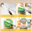 2-Pack Adjustable Jar Openers Comfort Grip for Arthritis and Weak Hands Extendable and Adjustable Can Opener 5