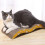 2X Cat Scratcher Cardboard Cat Scratch Pad with Premium Scratch Textures Design Durable Cat Scratching Pad 4