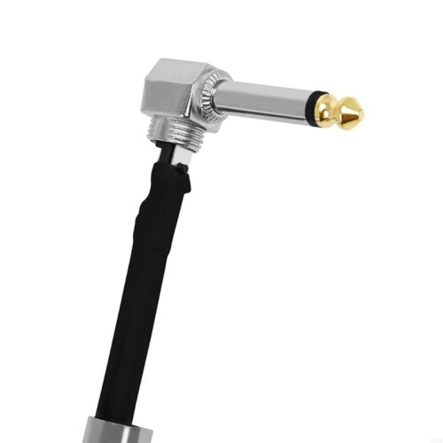 50cm Guitar Effects Pedal Cable Flat Patch Connector 6.35mm Plug Wire Adapter  Round 2