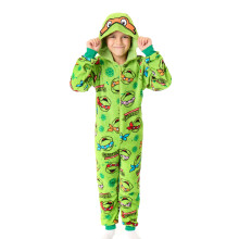 (3-4 Years, Green) Teenage Mutant Ninja Turtles Boys Masks Jumpsuit