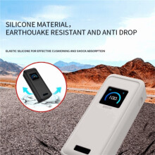 Funda Protectora de Silicona A Prueba de Polvo para Batería Externa para AnkerPrime (26250 MAh 300 W) Gris