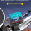 Motorcycle Ebike Solar Power Clock with Date Week Temperature LCD Backlit Display Waterproof Thermometer with Stand A 6