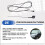 Antena de Teto de Base Quadrada de 17 Polegadas e Suporte com FiaçãO para  106 205 206 306 307 309 406 806 6