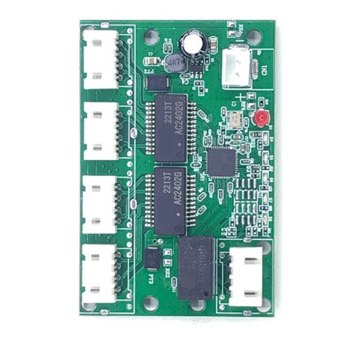 Fast   5 Port Ethernet TAP  10 / 100mbps Network  HUB Pcb Module Board for System Integration 1