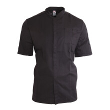 (XS, Black/Black) Le Chef Unisex ThermoCool Chefs Prep Jacket
