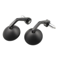22mm Motorcycle Handlebar End Mirror Aluminum Alloy Rear Mirror Universal 7/8'' Hollow Handlebar Mirror Accessories