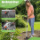 Dual-Headed Garden Hoe Set Weeder Tool with Adjustable Handle for Flower Beds Weeding 2