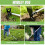 Dual-Headed Garden Hoe Set Weeder Tool with Adjustable Handle for Flower Beds Weeding 6