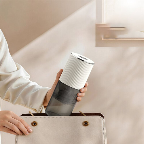 Rechargeable Electric Coffee Grinder- Adjustable Coarseness for Perfect Brews Black 2