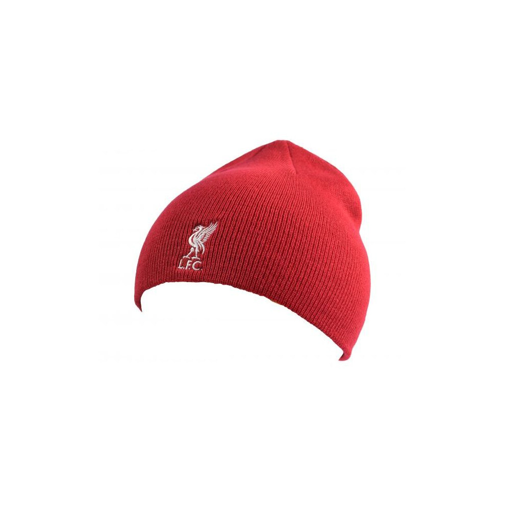 Liverpool Fc Crest Knitted Beanie