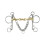 Shires Brass Lozenge Horse Pelham Bit 1