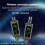 IRIN UHF Wireless Microphone Transmitter Receiver XLR 1 Transmitter and 2 Receiver Audio Mixer Adapter System 2