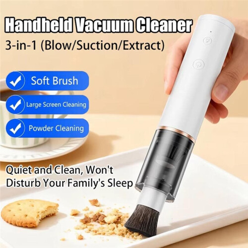 Small  Vacuum Cleaner, Portable, Powerful, Durable, Handheld, Wireless Desktop Cleaning, Keyboard, Piano Cleaner 1