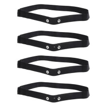 4Pcs Elastic Heart Rate Chest Strap Bands for Geonaute Wahoo Magene Bryton Coospo Heart Rate Sensor Chest Belt
