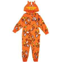 (12-18 Months, Orange) The Gruffalo Childrens/Kids Zog 3D Ears All-In-One Nightwear