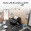 Thermal Label Printer with 3Roll Self-Adhesive Paper Portable Inkless Printer  Sticker Tag Label Maker 5