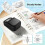 Thermal Label Printer with 3Roll Self-Adhesive Paper Portable Inkless Printer  Sticker Tag Label Maker 6