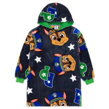 (6-8 Years, Grey) Paw Patrol Boys Chase Hoodie Blanket