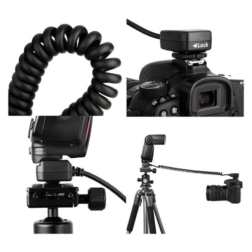 Câble de Griffe Flash TTL pour  - 1,5 M - Accessoires Flash - Remplace le pour  SC-28 1