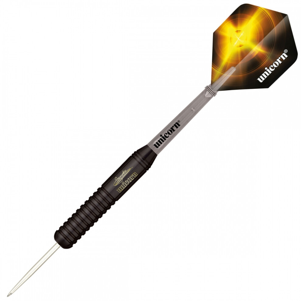 Unicorn (26G, ) Gary Anderson Brass Darts (Pack Of 3) Black