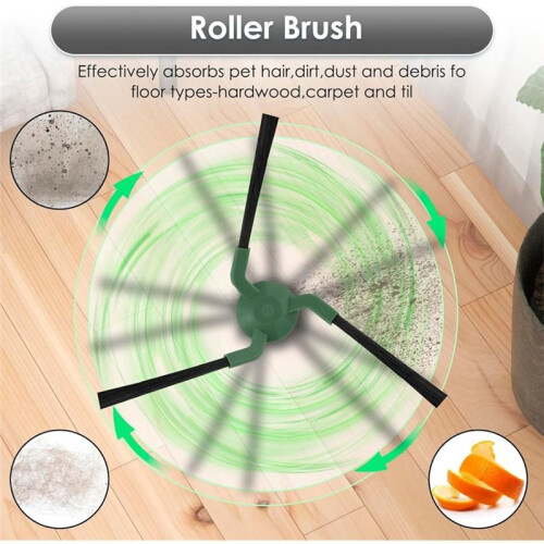 (6 Pack) Max 705 Combo Replacement Side Brush Compatible for   Max 705 Combo Robot Vacuum 2