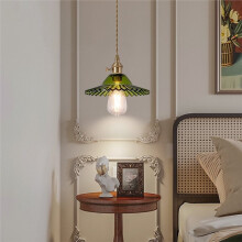 Lampada A Sospensione con Paralume Plissettato, Lampada A Sospensione Regolabile per Isola Cucina, Sala da Pranzo, Corridoio.