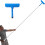 Ceiling Paint Roller No Drip Kit,6FT Extension Pole Included.10 Inch Ceiling Paint Roller with Shield & Adjustable 2