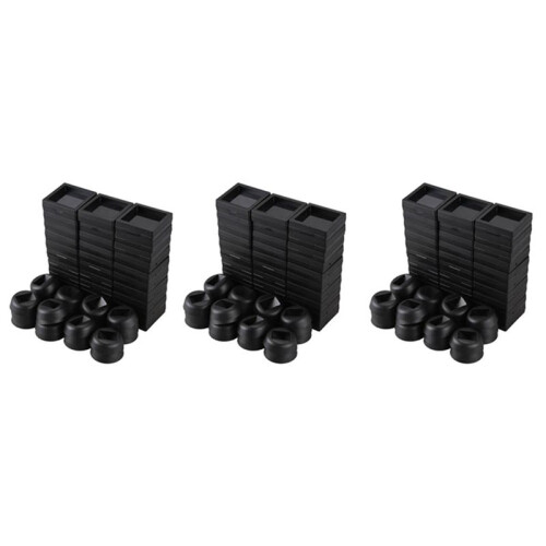 Münzen Display Box - Set mit 90 3D Schwimmender Rahmen Display Haltern mit Ständern Schwarz 1
