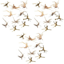 Driftwood for Aquarium Natural Wood Branches Fish Tank Decorations Reptiles Tree Trunk Driftwood Assorted(30 Pack)