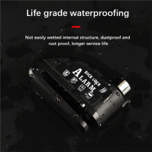 Motorcycle Alarms Disc Brake Lock Security Moto Wheel Disk Padlock Waterproof 110dB Loud Anti Theft Alarma Motocicleta