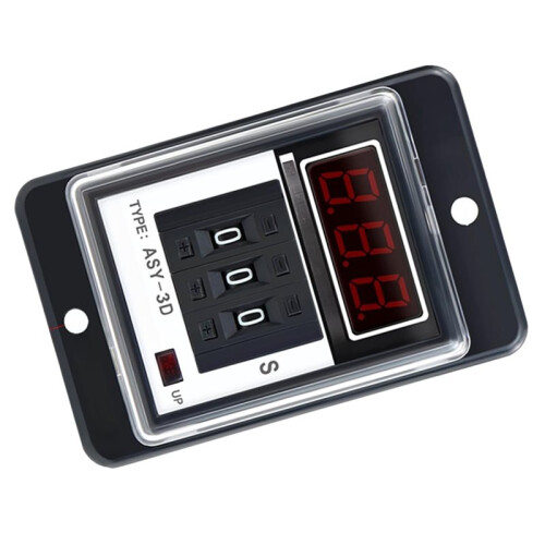 Timer ASY-3D Delay Relay ASY-3DT/SM Digital Display(ASY-3D 999S AC380V) 2