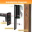 Bed Frame Bolt  to Hook  Conversion Brackets for Headboard Footboard,Hook  Bed Rails Brackets,Hook Plate Adapter 5