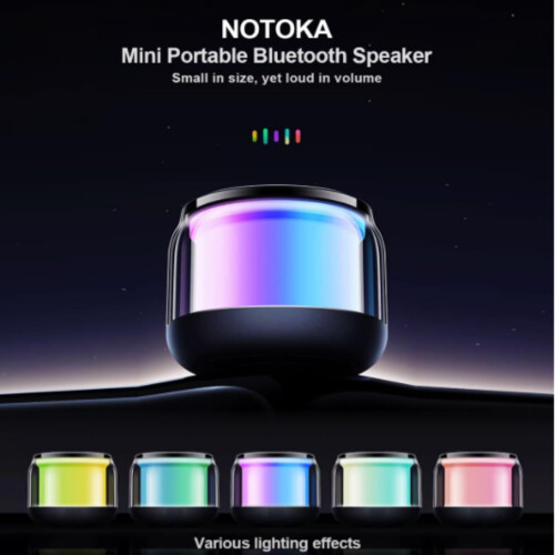 Μίνι φορητά ασύρματα ηχεία Bluetooth, μικρό ηχείο Bluetooth με σύζευξη TWS, με φώτα κ_m 2