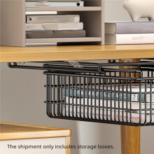 Over-the-Door Kitchen and Bathroom Organizer with Punch-Free Iron Wire Basket