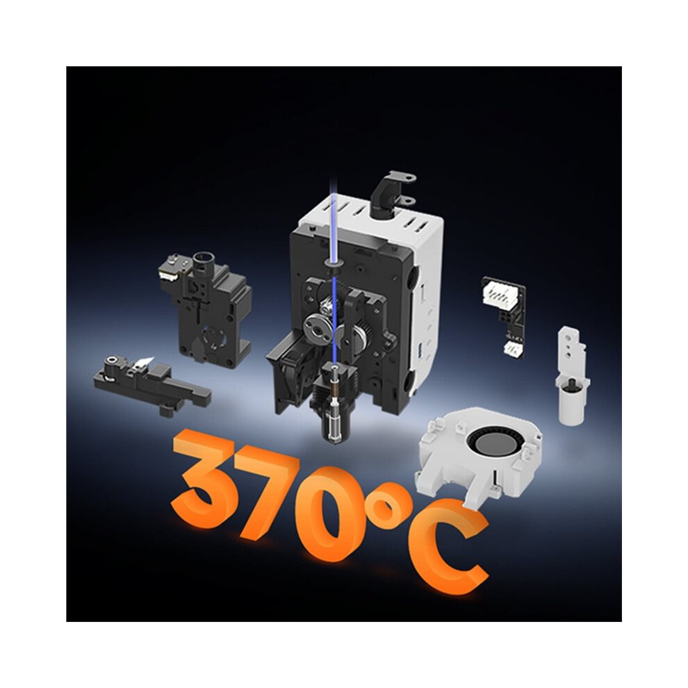 For Qidi Plus4 Bimetal Nozzle Quick Removal Ceramic Insulation Integration 0.2Mm Nozzles Hightemperature Resistance 6032368537052