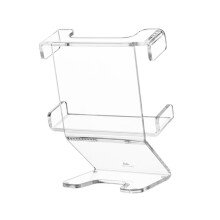 TXESIGN Desktop Stand for GO 5 GO 4 GO 3 Speaker, Acrylic Table Display Stand Holder Anti-Slip Base Mount Space Saving Clear